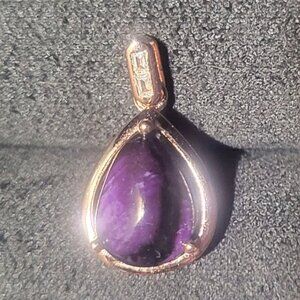 Rose Gold Sugilite Pendant